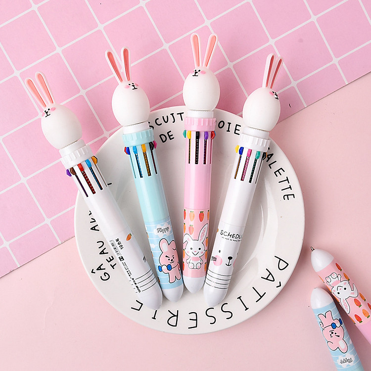 Bút Bi Thỏ Mập Nhiều Ngòi So Cute - Ảnh 5