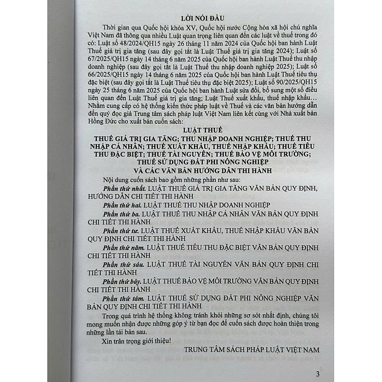 Luật Thuế - Thuế Giá Trị Gia Tăng, Thu Nhập Doanh Nghiệp, Thuế Thu Nhập Cá Nhân (V2619T) - Ảnh 3