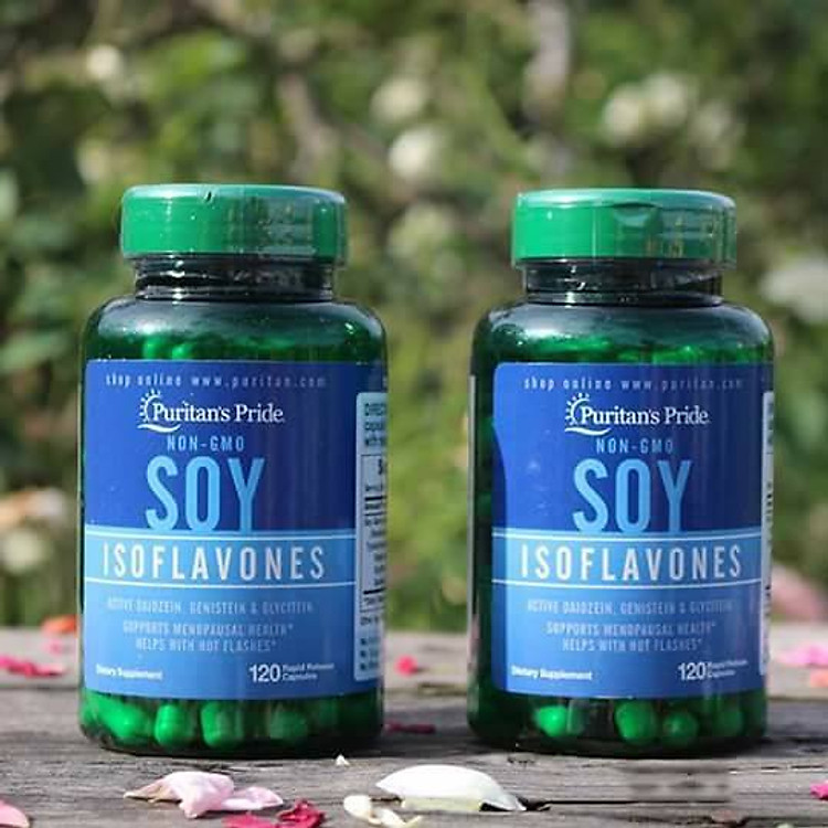 Combo 2 lọ thực phẩm chức năng Tinh chất mầm đậu nành - Non GMO Soy Isoflavones 750 mg (120 viên)