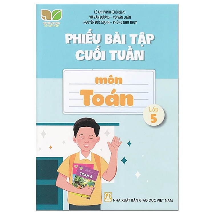 Sách - Phiếu bài tập cuối tuần môn Toán 5 - Kết nối tri thức - GD