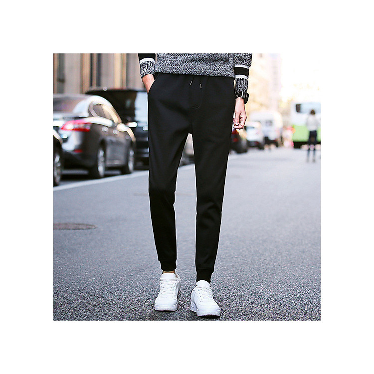 Quần jogger nam thể thao cạp thun dây rút tiện dụng , phong cách Mới 2019