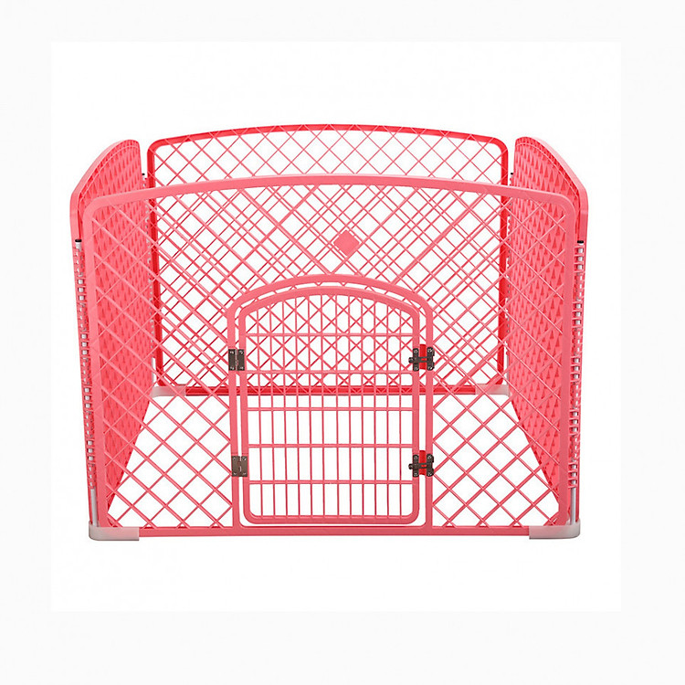 Lồng quây nhựa cho chó mèo 4 tấm 90x90x60cm - Giao màu ngẫu nhiên