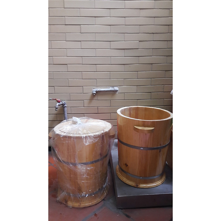 HỘP THÙNG ĐỰNG GẠO BẰNG GỖ 10KG CÓ 2 Chiếc