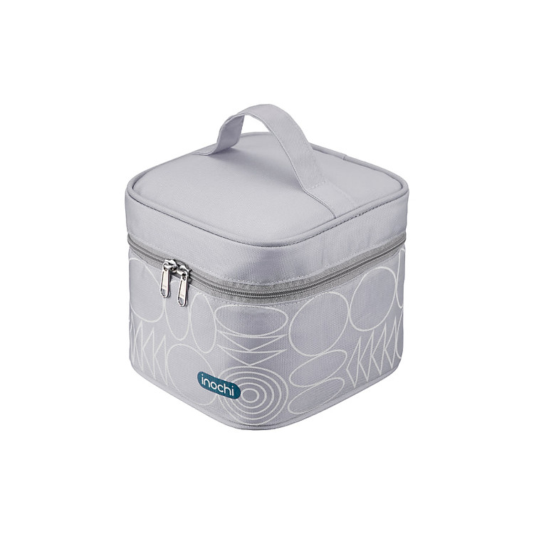 Bộ hộp thuỷ tinh vuông Nikko kèm túi giữ nhiệt Yoshino - Inochi