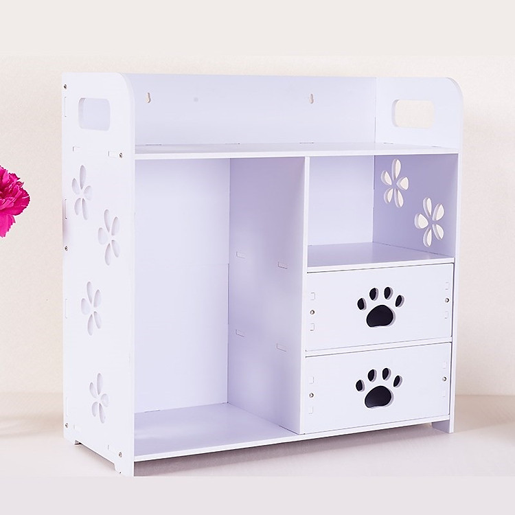 Kệ đựng mỹ phẩm nhà tắm họa tiết dấu chân KMP16