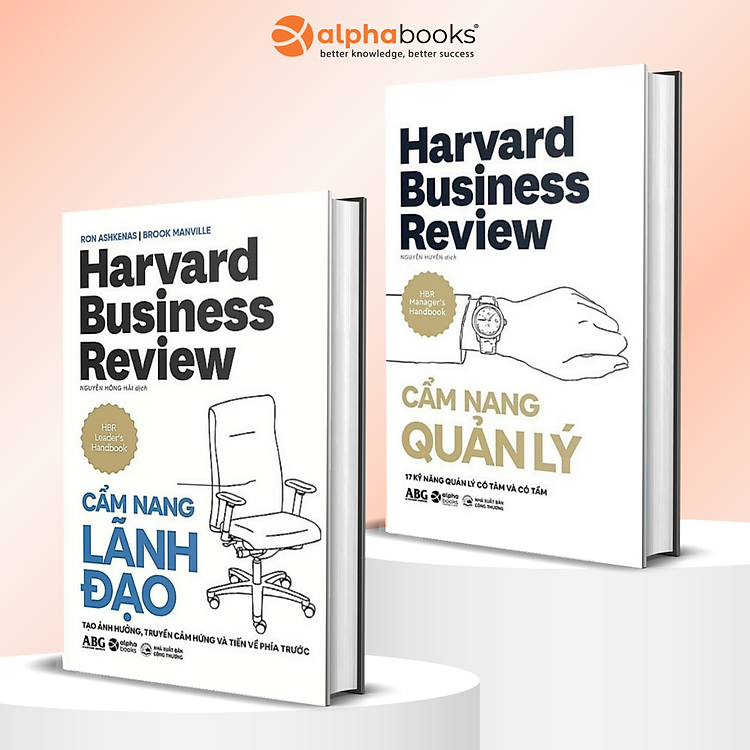 Combo Sách Kinh Doanh Harvard Business Review: Cẩm Nang Lãnh Đạo + Cẩm Nang Quản Lý