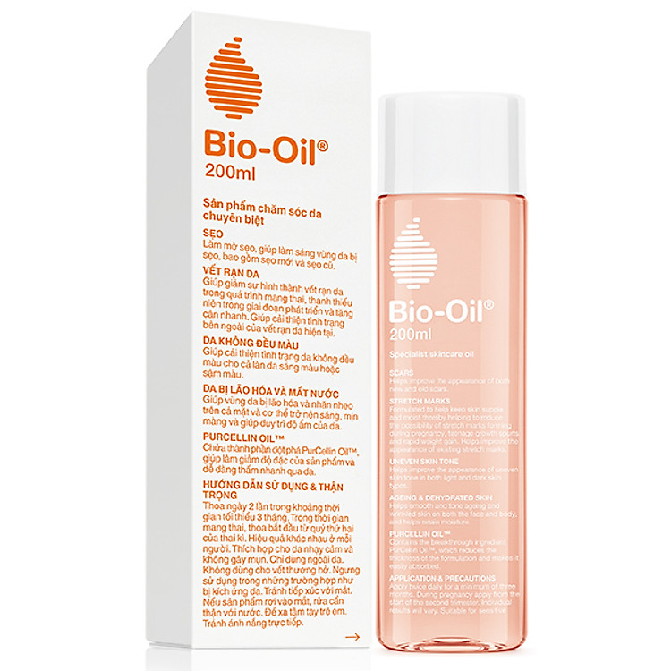 Bio-Oil Giảm rạn da và làm mờ sẹo - 200ml