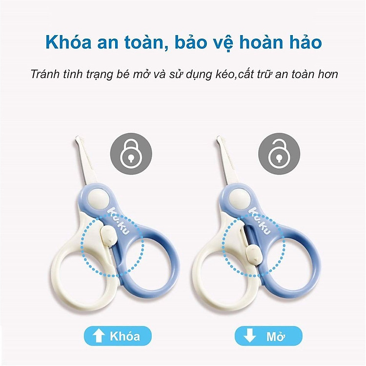 Kéo Cắt Móng Tay An Toàn Ku.Ku Chính hãng Giá rẻ - Hình ảnh 2