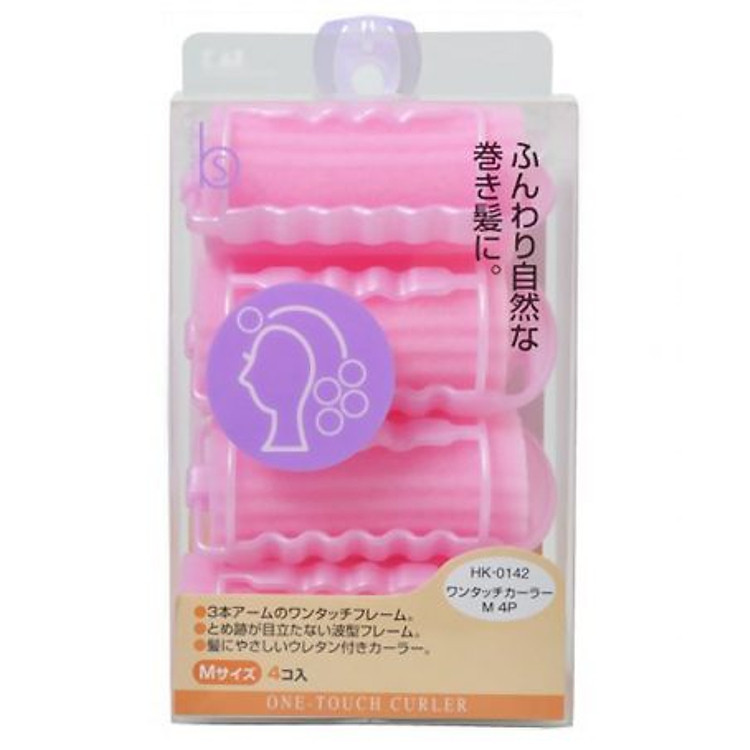Set 4 lô cuốn tóc KAI (size S- hộp cứng) nội địa Nhật Bản