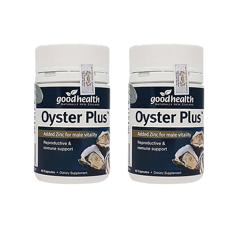 Combo 2 Hộp Tinh Chất Hàu Goodhealth Oyster Plus 60 Viên - Tăng Cường Sinh Lý - Cải Thiện Chất Lượng Tinh Trùng - Hàng Chính Hãng New Zealand