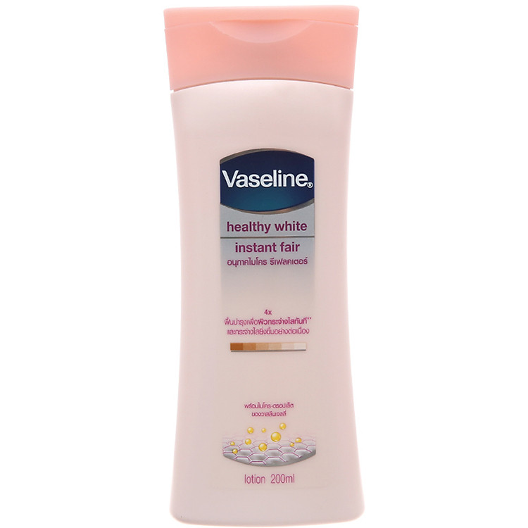 Sữa Dưỡng Thể 200Ml Vaseline Dưỡng Ẩm Sáng Da Instant Radiance Vi Chất Phản Quang Giúp Da Sáng Tức Thì Gấp 4 Lần