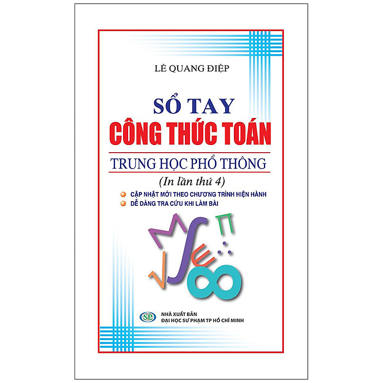 Sách Sổ Tay Công Thức Toán THPT