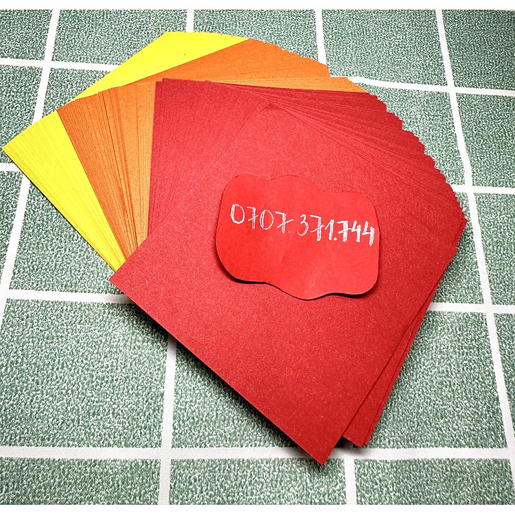 Giấy Gấp Hạc 520 Tờ (10 màu) - Ảnh 4