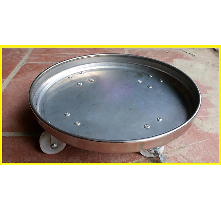 Đế di chuyển chậu inox