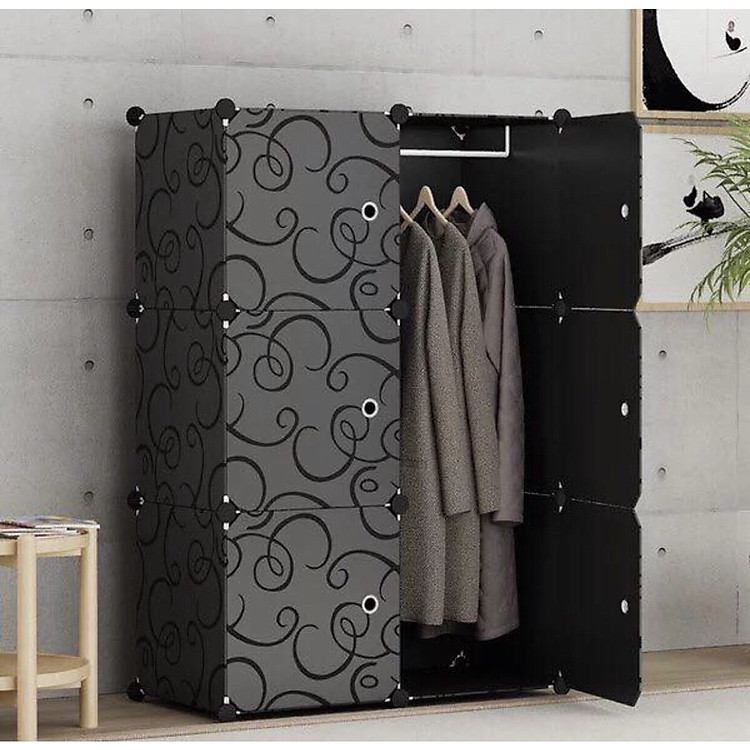 Tủ nhựa ghép 6 ô