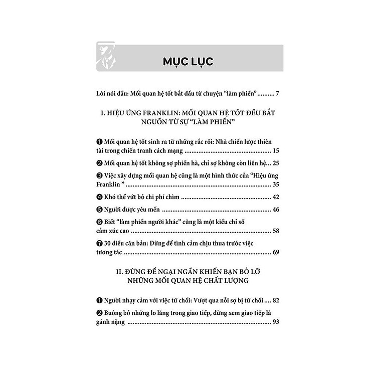 Hiệu Ứng Franklin - Mối Quan Hệ Tốt Đều Bắt Nguồn Tự Sự Làm Phiền - Ảnh 4