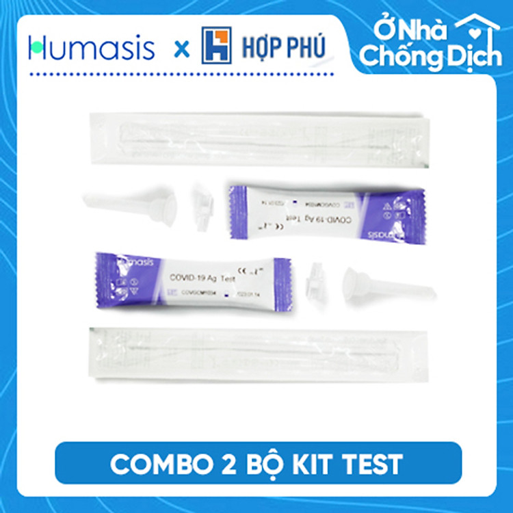 Combo 2 Kit Test Covid 19 Tại Nhà Humasis Hàn Quốc - Hàng Nhập Khẩu chính ngạch