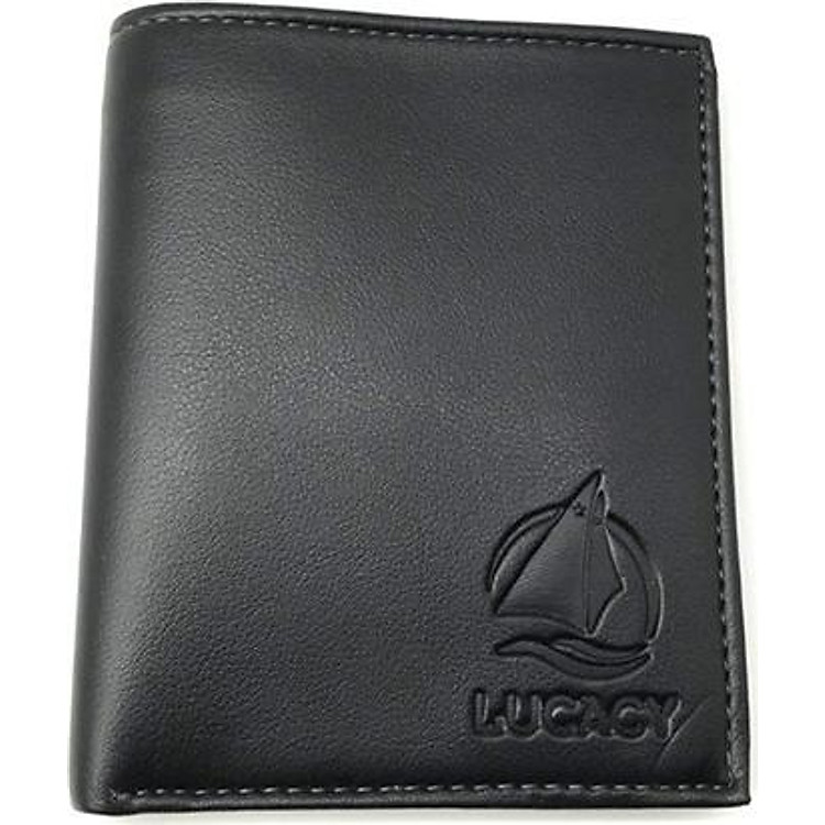 Ví nam da trơn dáng đứng cao cấp Lucacy
