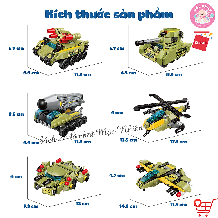 Đồ Chơi Lắp Ráp Qman 41108 - Biệt Đội Chính hãng Giá tốt - Hình ảnh 4