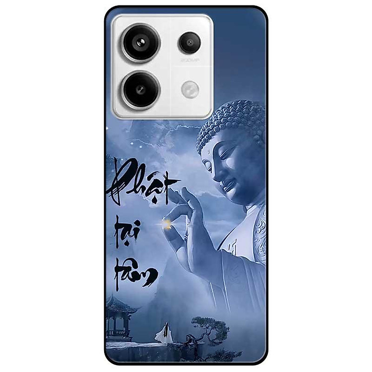 Ốp lưng cho Xiaomi Redmi 9T - Redmi 13 4G - 13C - Redmi Note 13 4G - 13 Pro 4G - 13 Pro 5G - Phật Tại Tâm - Hàng Chính Hãng