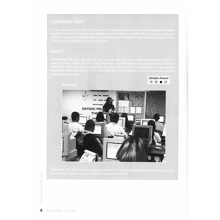 Zoom TOEIC LC 1000 (Kèm CD) - Ảnh 4