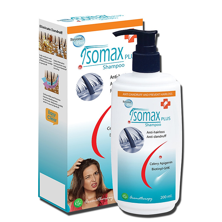 Dầu gội giảm ngứa, rụng tóc, sạch gàu Beyond Plus Isomax Plus 200ml