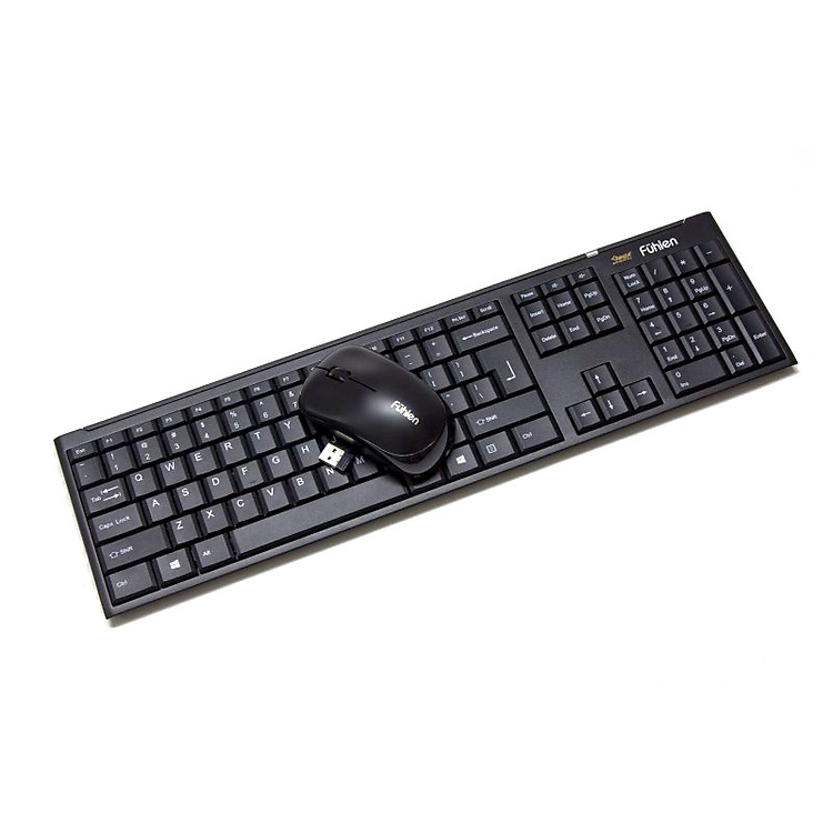Bộ bàn phím chuột không dây Fuhen A120G- Hàng chính hãng