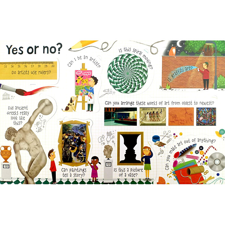 Usborne Lift-the-Flap Questions and Answers about Art - Ảnh 4