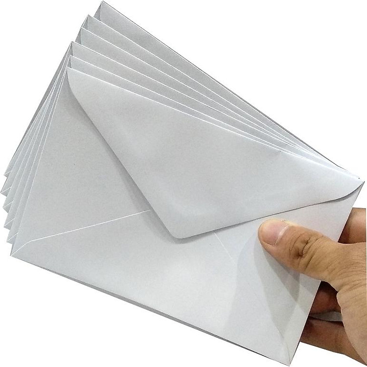 Bộ Bao Thư Trắng Có Keo (2 chiếc) - Ảnh 3