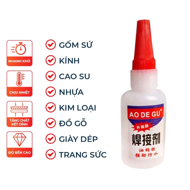 Keo Dán Siêu Dính Đa Năng Mọi Chất Liệu