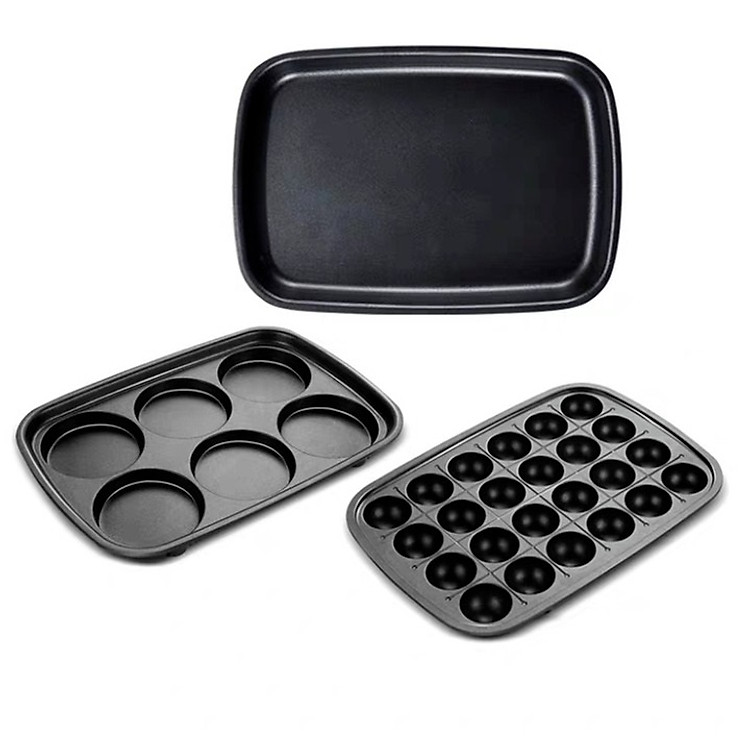 Phụ Kiện Bộ Nồi Đa Năng GEVI (03 Khay) - Hàng Chính Hãng