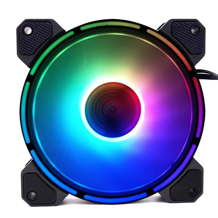 Quạt tản nhiệt máy tính Coolmoon RGB 12cm - Hàng Nhập Khẩu