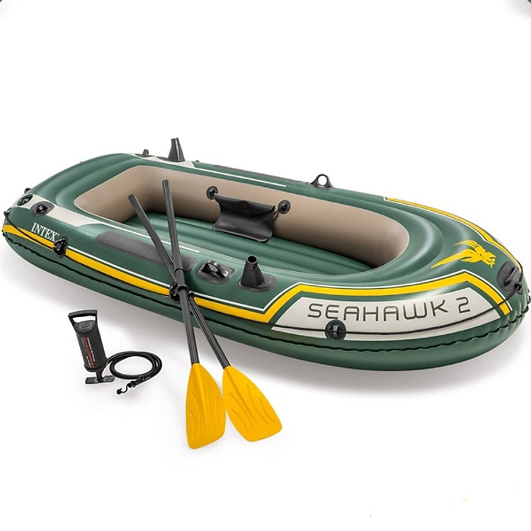 Bộ thuyền bơm hơi INTEX seahawk 3 người INTEX 68380