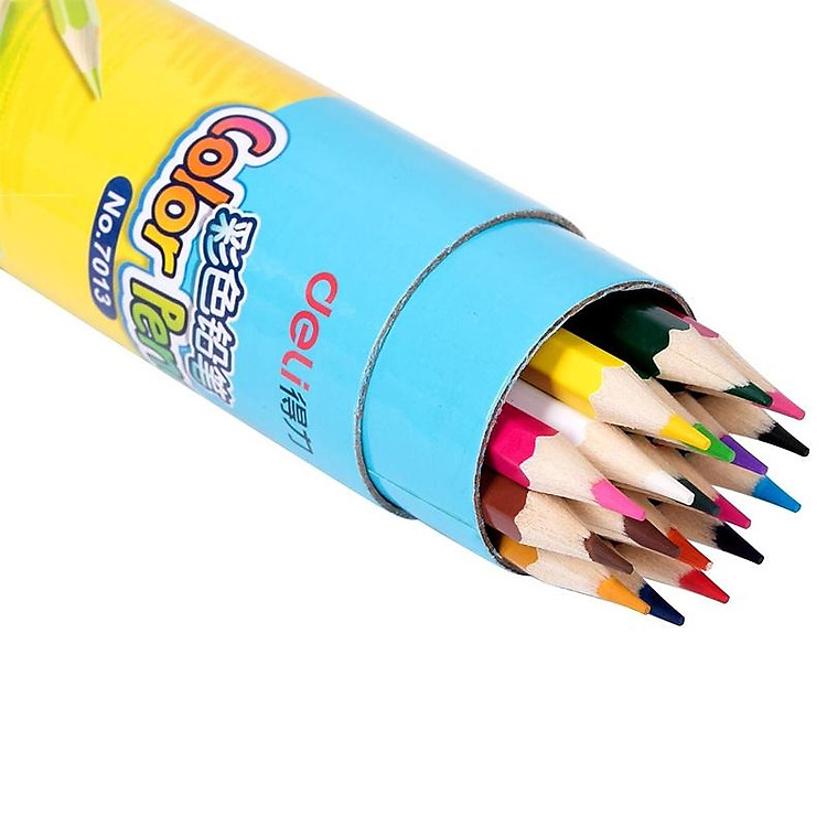 Bút Chì Màu Deli 7013 (18 chiếc) - Ảnh 3