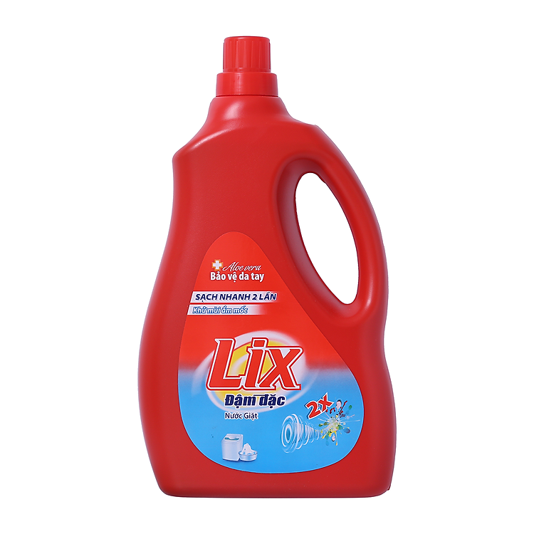 Nước Giặt LIX Đậm Đặc Chai 2KG