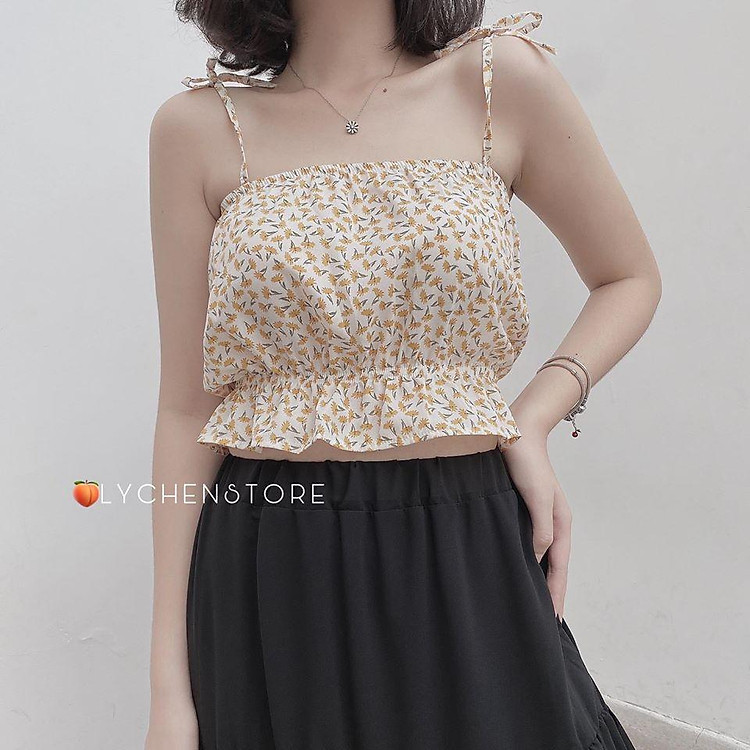 Áo dây hoa 17 màu (Flower Top)