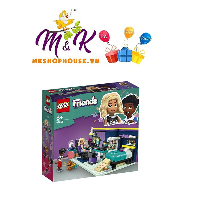 Tìm mua tại Avakids: LEGO Friends 41755 - Phòng Ngủ Nova - Ngập tràn khuyến mãi