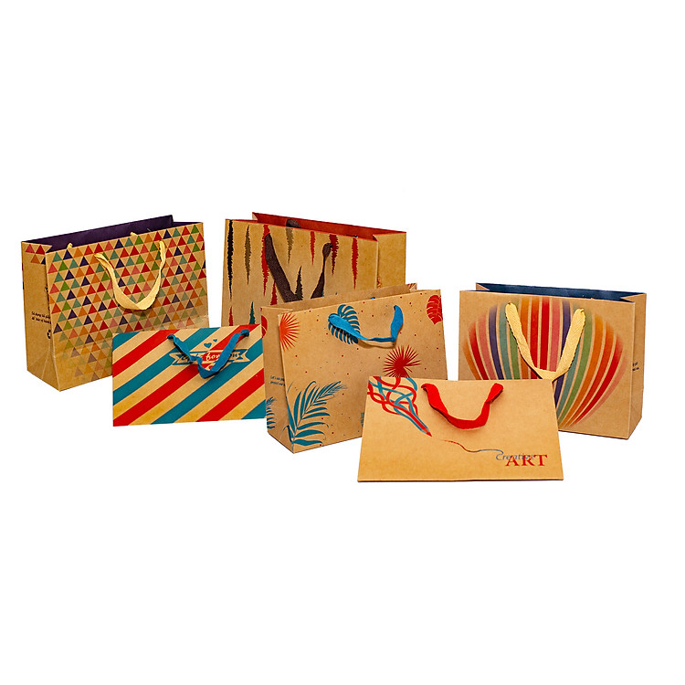 Túi Kraft Ngang Trung KN005 (23 x 17 x 8 cm)