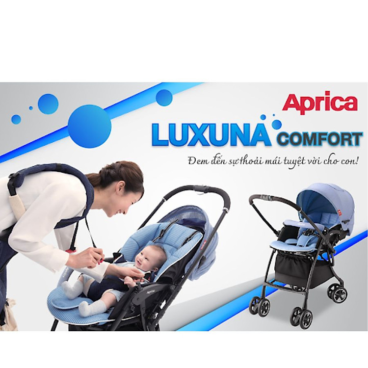 Xe Đẩy Trẻ Em Aprica Luxuna Comfort Chính hãng Giá rẻ - Hình ảnh 5