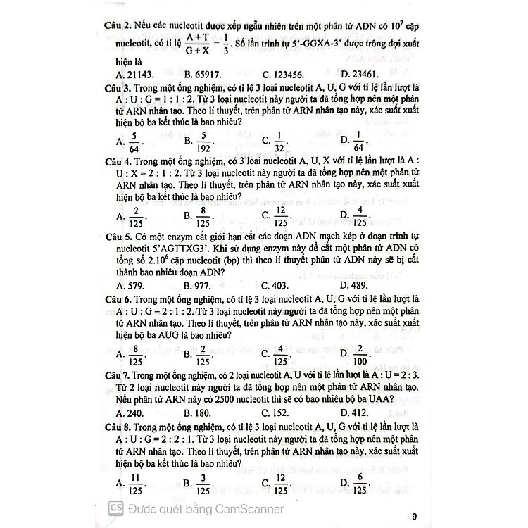 Phương Pháp Giải Toán Xác Suất Sinh Học - Ảnh 3