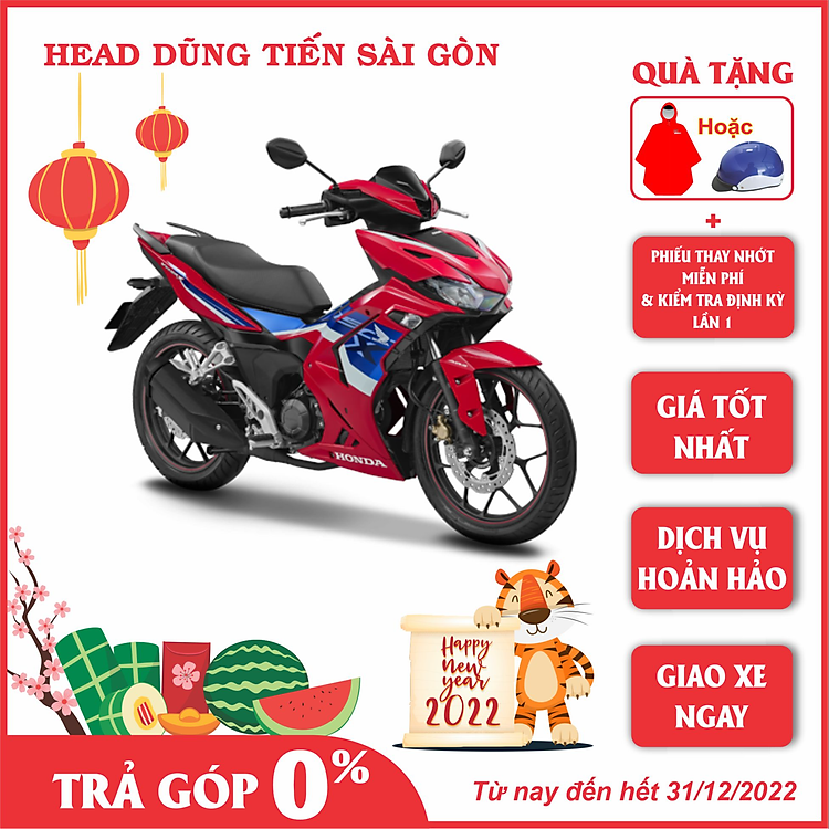 Xe Máy Honda Winner X Thể Thao 2022- Đỏ Đen