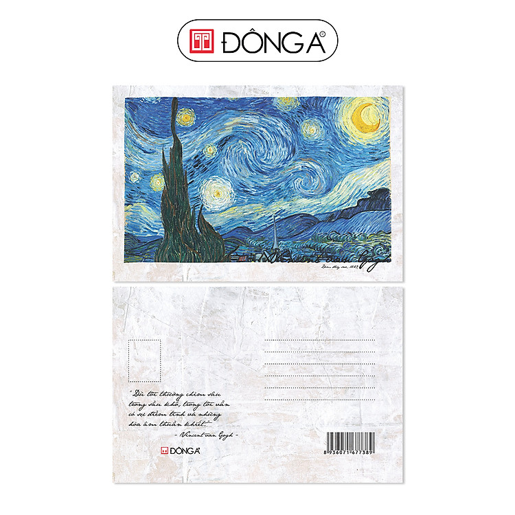 Postcard Danh Họa - Vincent Van Gogh (Tùy chọn) - Ảnh 5