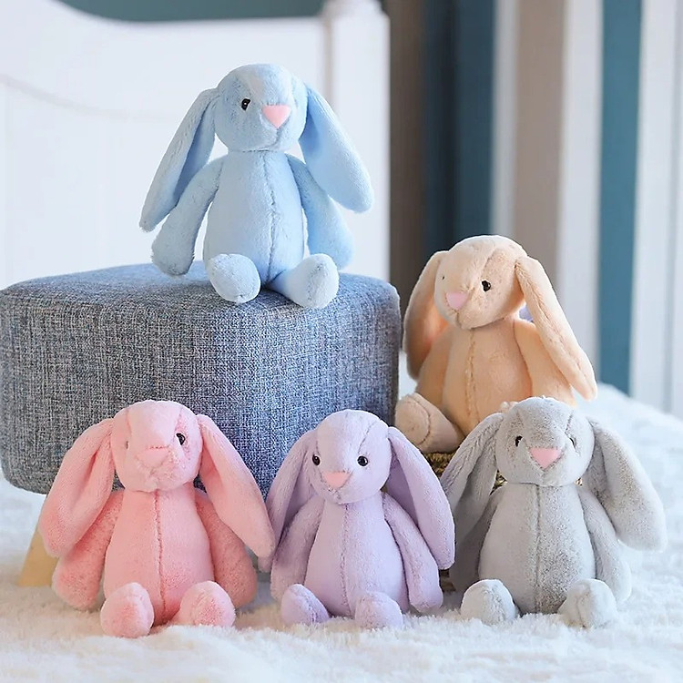Mua Thú nhồi bông Jellycat thỏ bunny xám Chính hãng Giá tốt - Hình ảnh 3