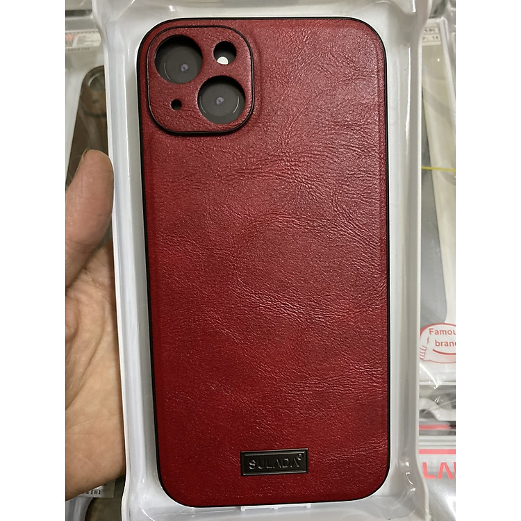 Ốp Lưng Sulada Da cho Iphone 14, 14 Pro, 14 Plus, 14 Promax Chống sốc - Hàng Chính Hãng
