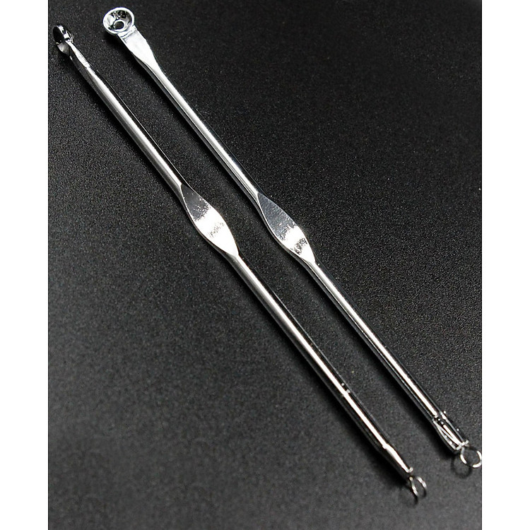 Dụng cụ nặn mụn hai đầu cán dẹt nội địa Nhật Bản