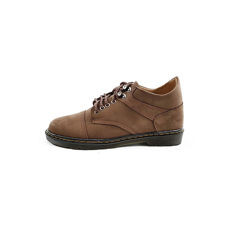 Giày Boot Nam Cổ Lửng Da Bò Thật DR1516
