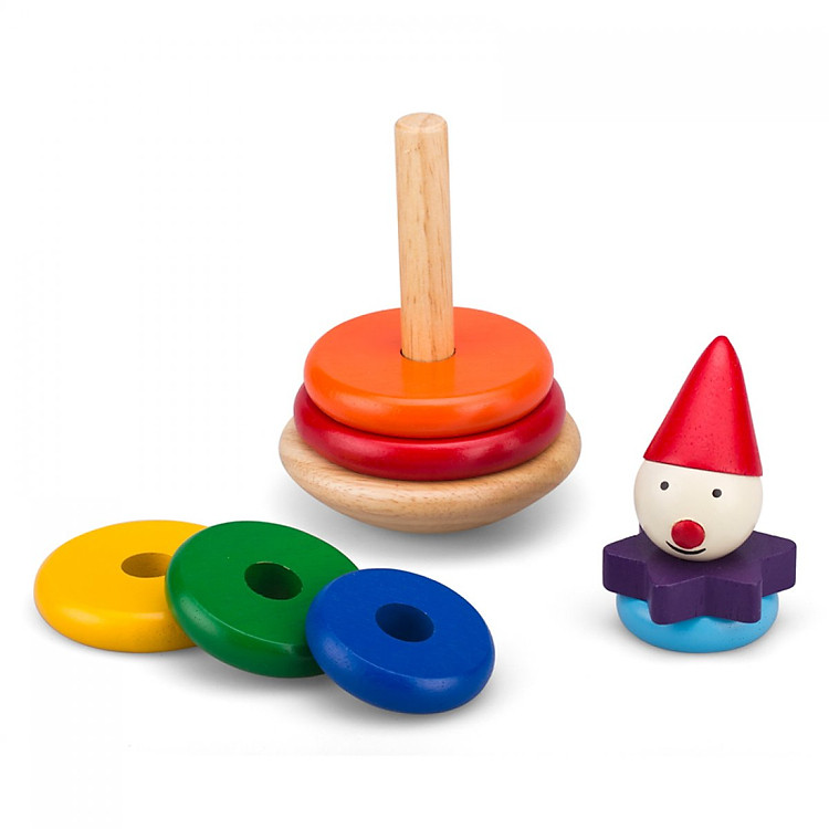 Đồ chơi xếp hình Cầu vồng chú hề Chính hãng Ưu đãi - Hình ảnh 2