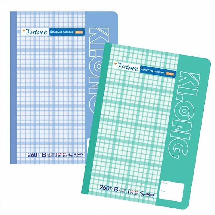 Vở Kẻ Ngang KLONG Future A4 (260 trang)