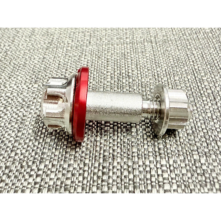 Ốc tay thắng đĩa kiểu SALAYA kèm tán hở 6li và long đền đỏ kitaco gắn Tay Thắng Đĩa xe máy Sirius,Exciter,Winner,Pcx