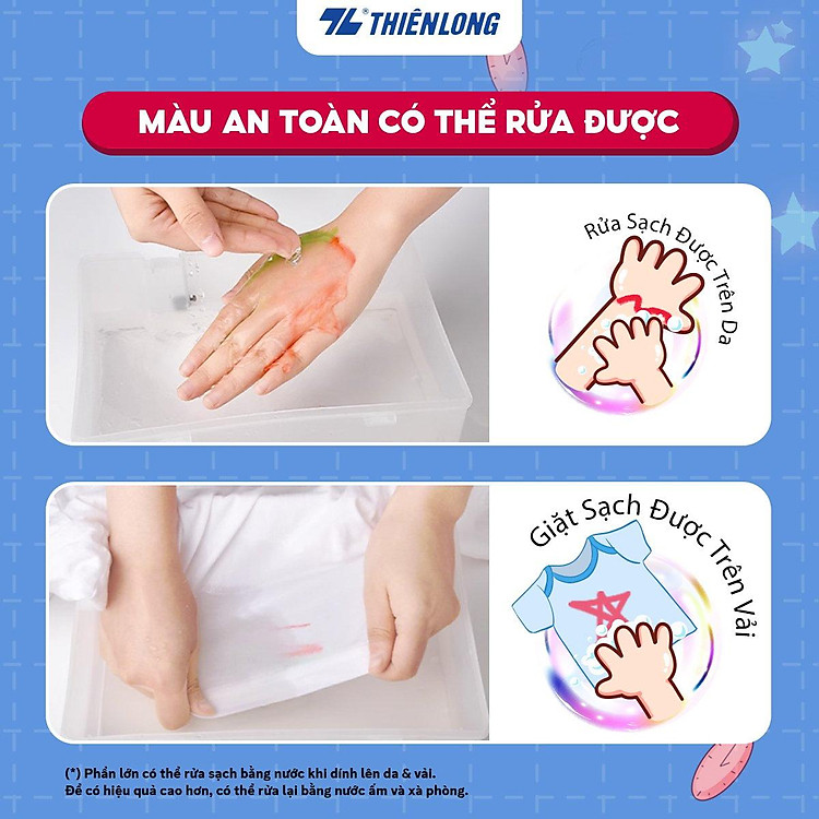 Hộp Màu Nước Rửa Được Thiên Long Colokit (6/12 màu) - Ảnh 5